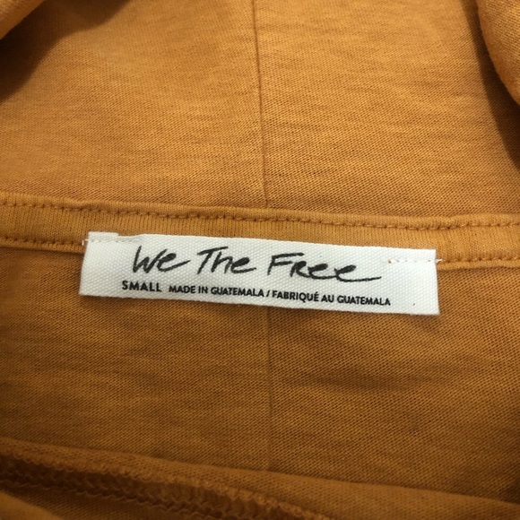 NWT Free People We The Free Don't You Want Me Tee Golden - Picture 3 of 7